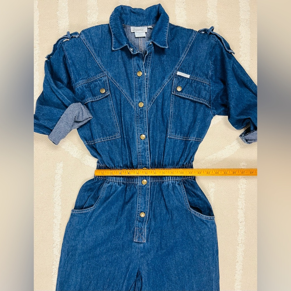 Dreams Vintage 1980’s Denim Jumpsuit | Size M | 100% Cotton - Picture 9 of 16